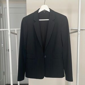 Express Blue Pinstripe Suit Jacket